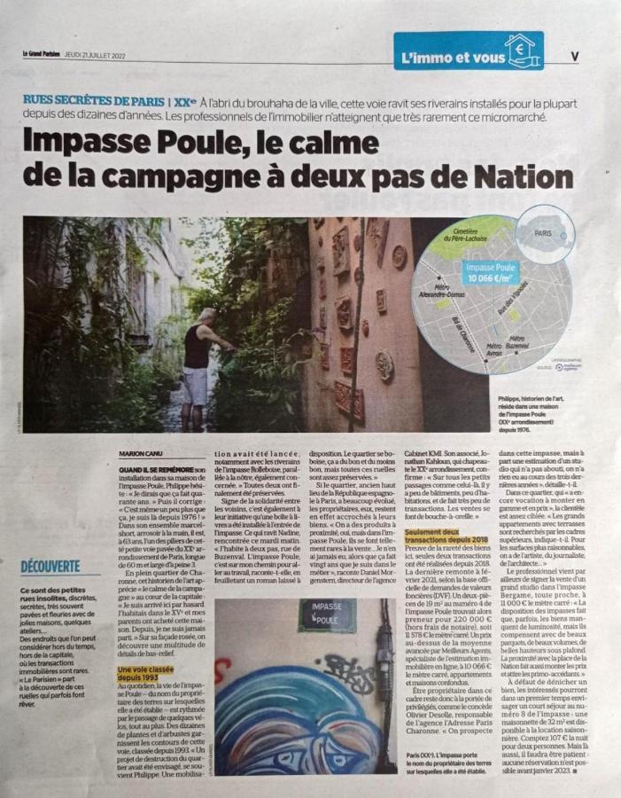 Appartement Le nichoir aux oiseaux avec Parking à Paris Extérieur photo